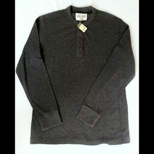 NWT Mens Eddie Bauer Thermal Henley sz LT